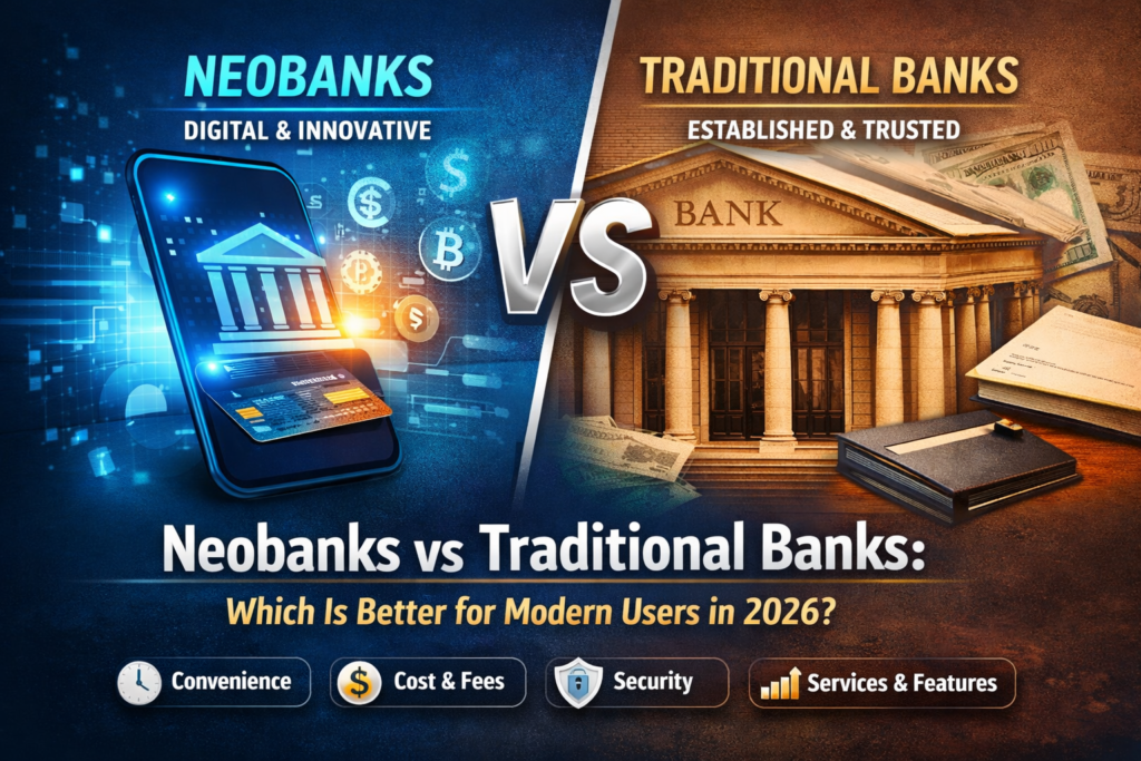 neobanks vs traditional banks 2026
